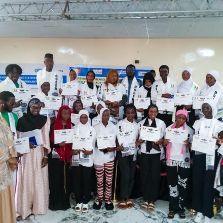 Projet Oseer  - Cérémonie de Remise de Certificat de Formation en pâtisserie et en transformation des fruits et légumes au foyer des jeunes de Guédiawaye